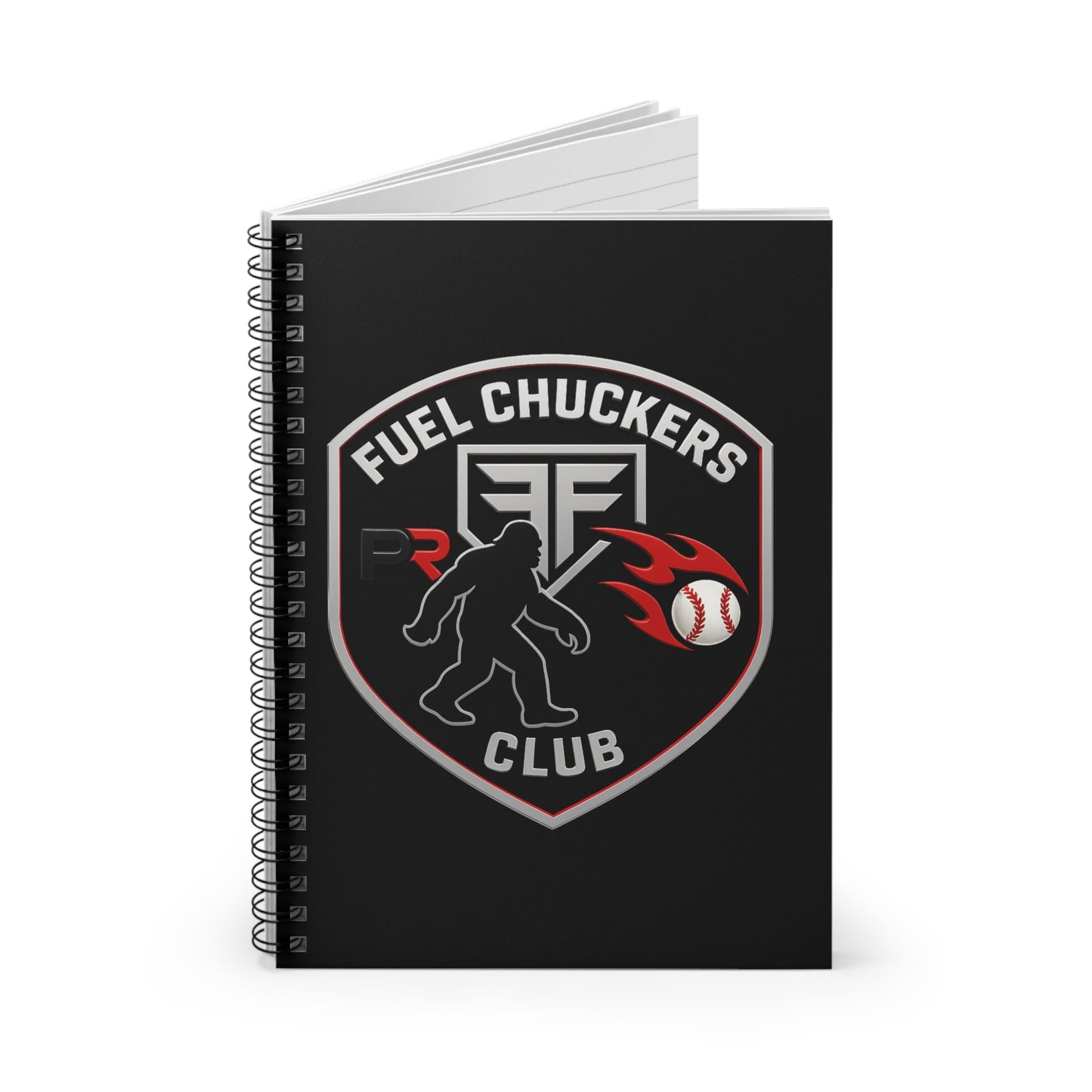 Fuel Chuckers Club Notebook - Perfect for Baseball Fans, Students, Journaling, Gifts, and Organization