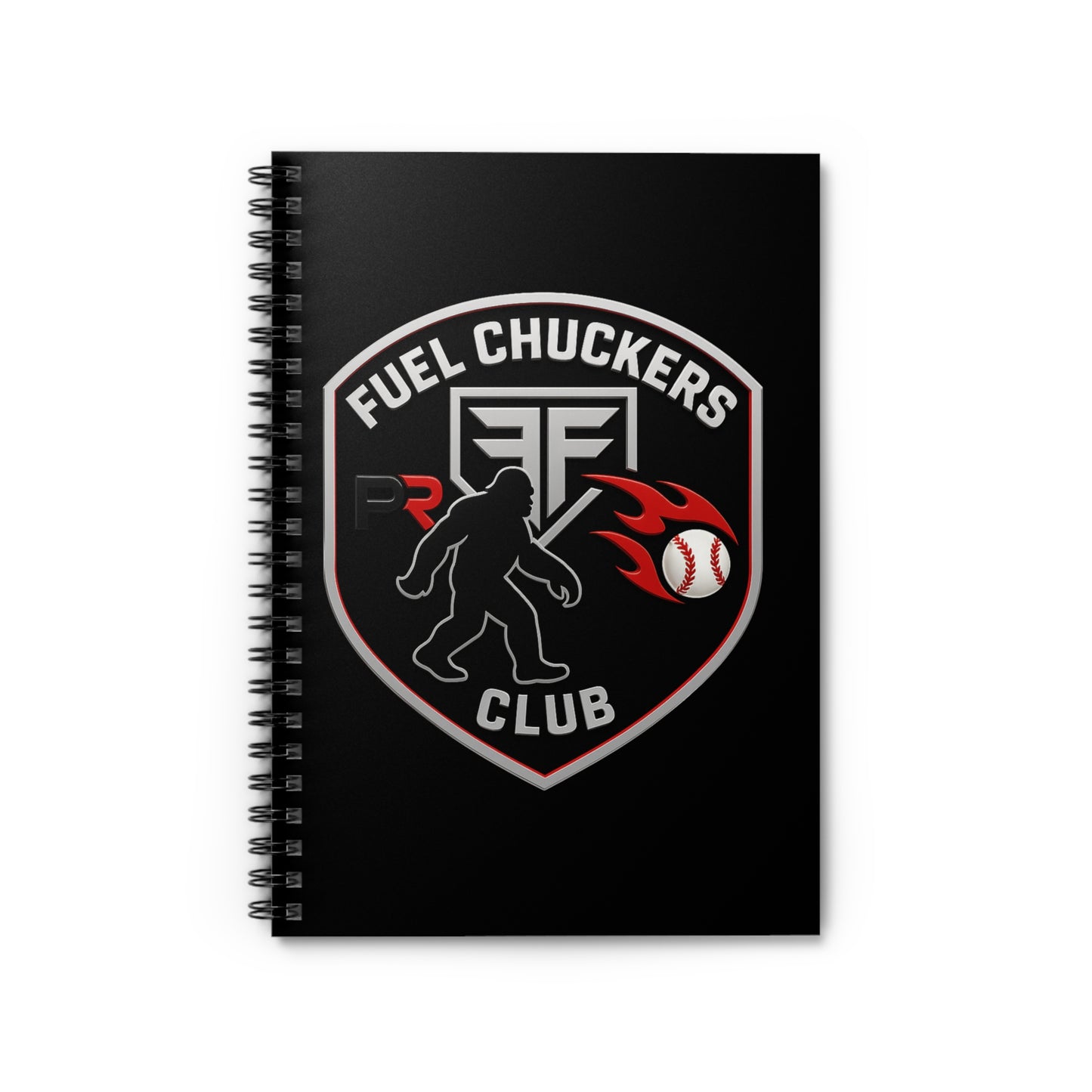 Fuel Chuckers Club Notebook - Perfect for Baseball Fans, Students, Journaling, Gifts, and Organization