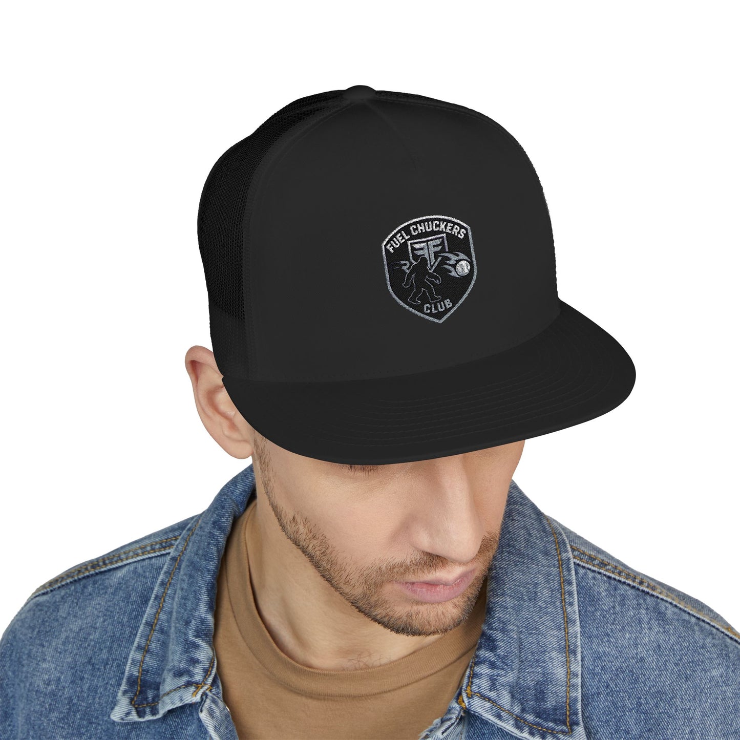 Embroidered Trucker Cap - Stylish Baseball Hat, Perfect Gift for Outdoor Lovers, Unisex Headwear, Casual Fashion