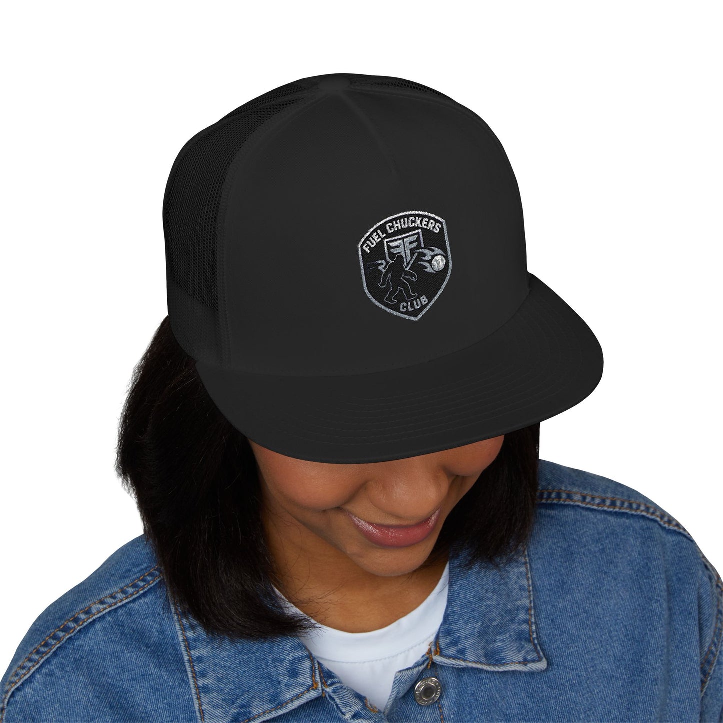 Embroidered Trucker Cap - Stylish Baseball Hat, Perfect Gift for Outdoor Lovers, Unisex Headwear, Casual Fashion