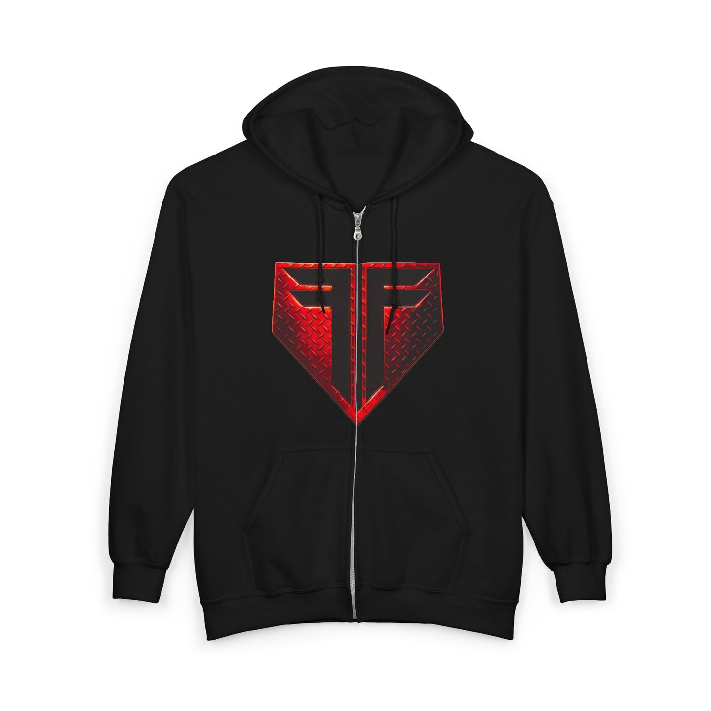Stylish Full Zip Hoodie with Bold Design - Unisex, Casual Wear, Streetwear, Gifts for Him, Gifts for Her, Cozy Layers
