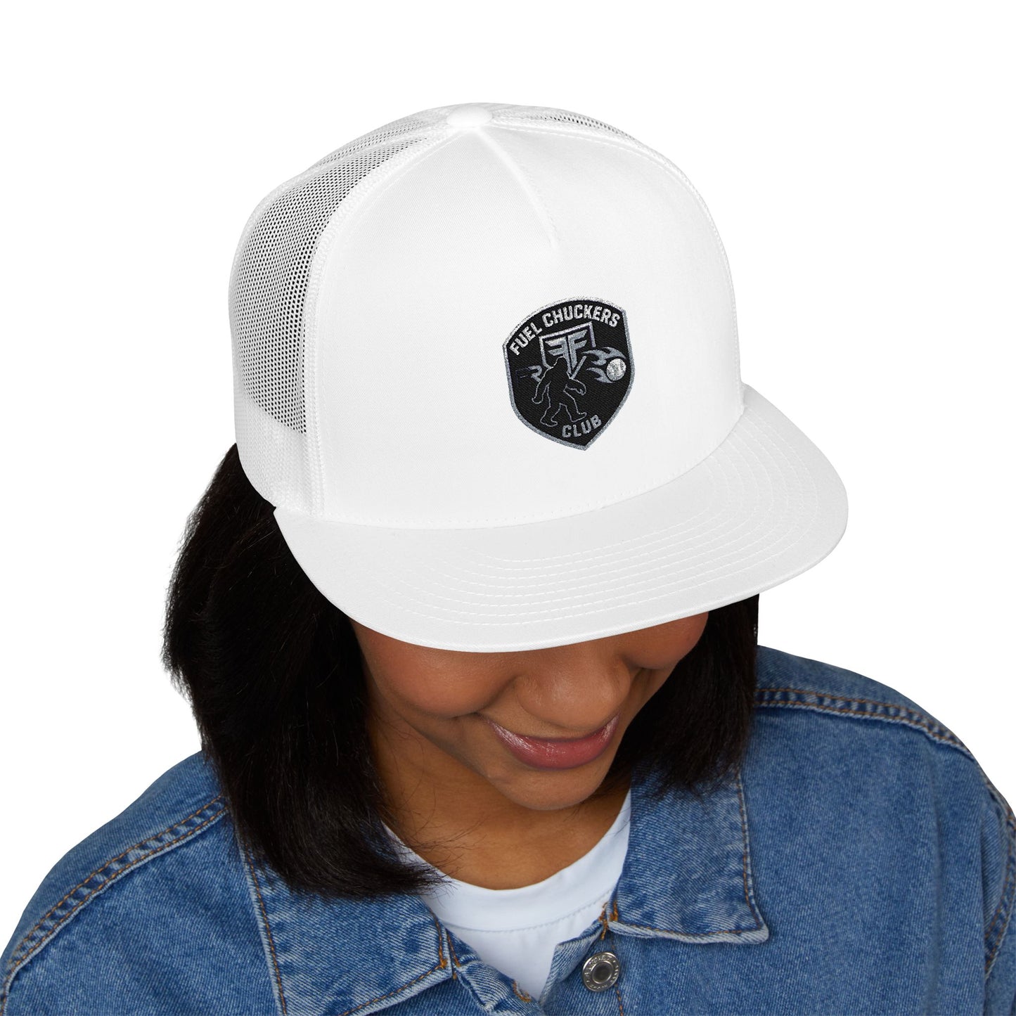 Embroidered Trucker Cap - Stylish Baseball Hat, Perfect Gift for Outdoor Lovers, Unisex Headwear, Casual Fashion