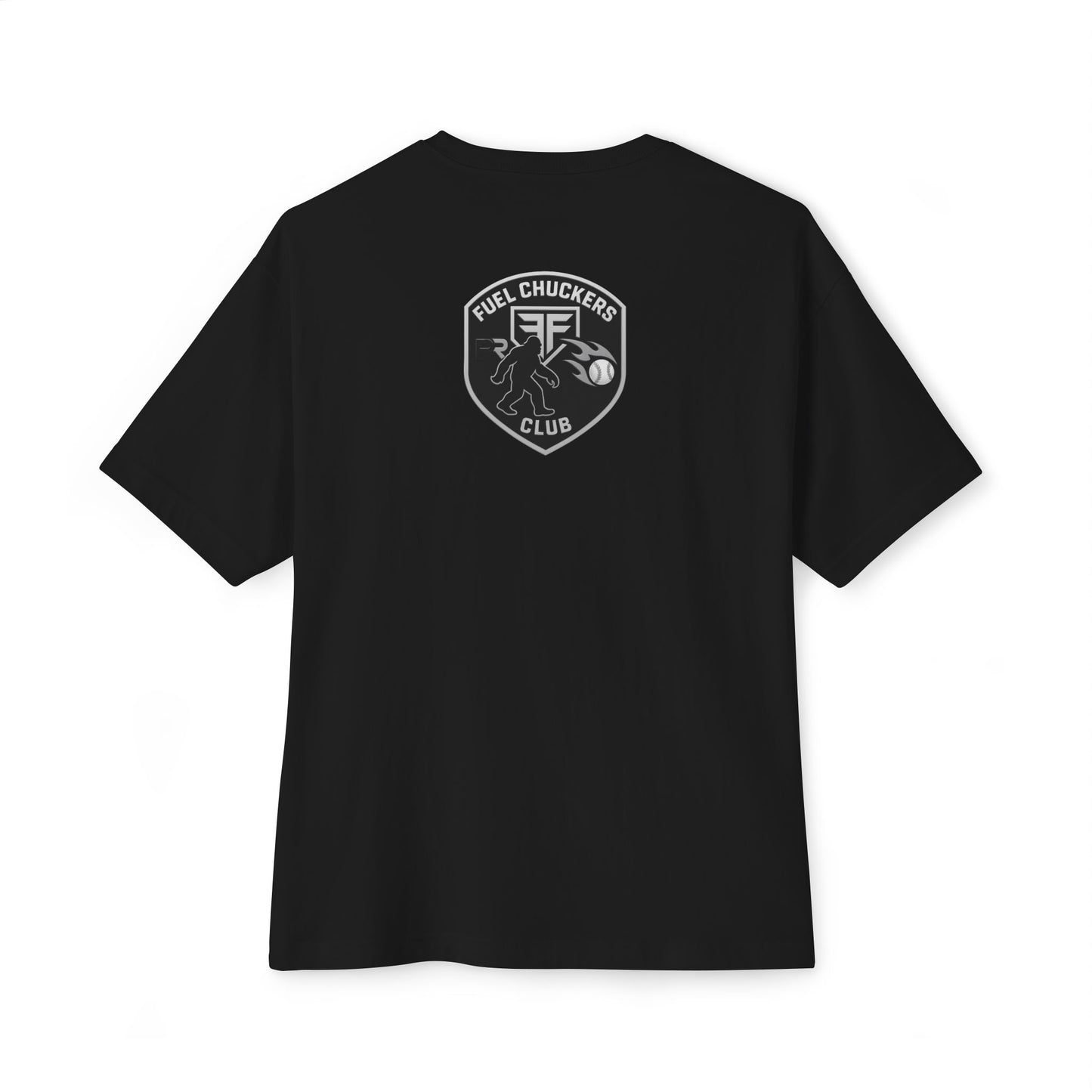 Fuel Chuckers Club Oversized Tee - Unisex Graphic T-Shirt for Sports Lovers, Casual Wear, Gift for Athletes, Streetwear Fashion