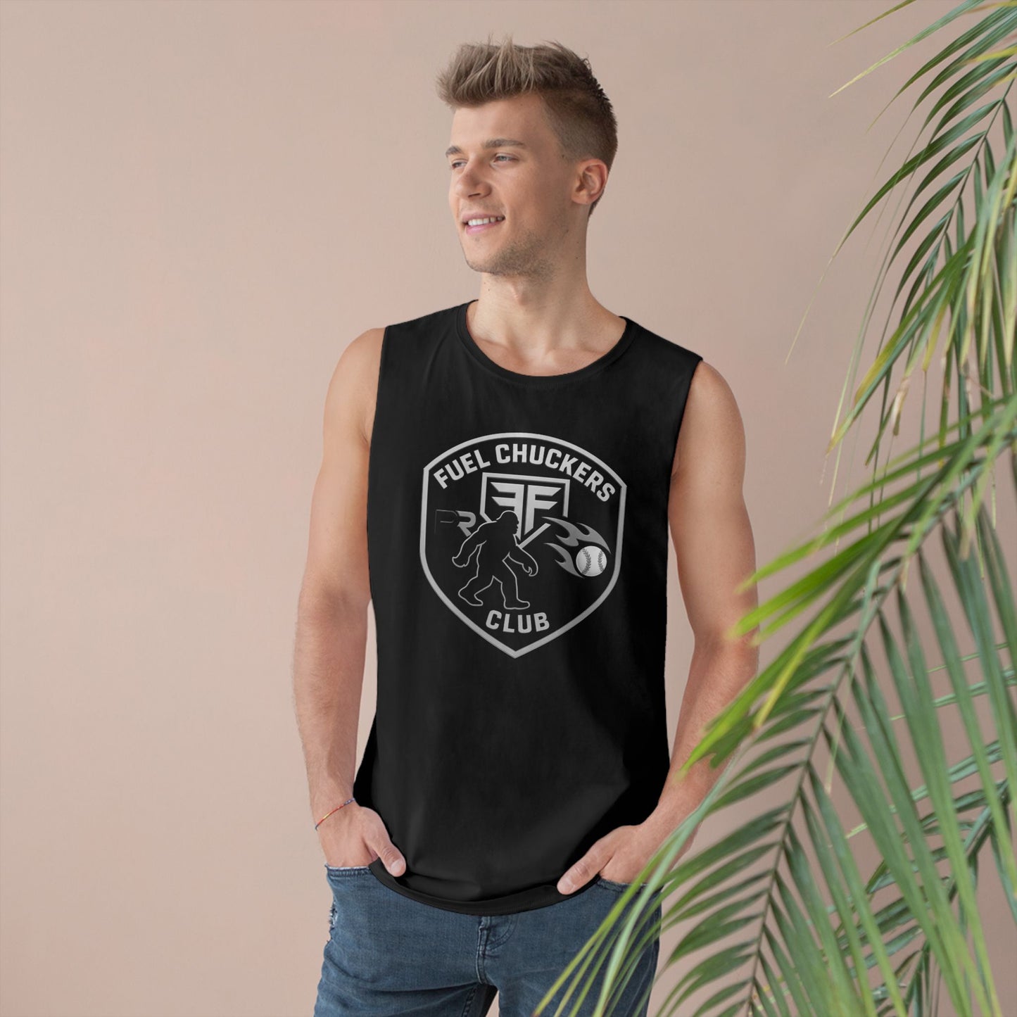 Fuel Chuckers Club Unisex Tank Top, Athletic Tank for Sports Lovers, Casual Summer Wear, Workout Gear, Gift for Gym Enthusiasts