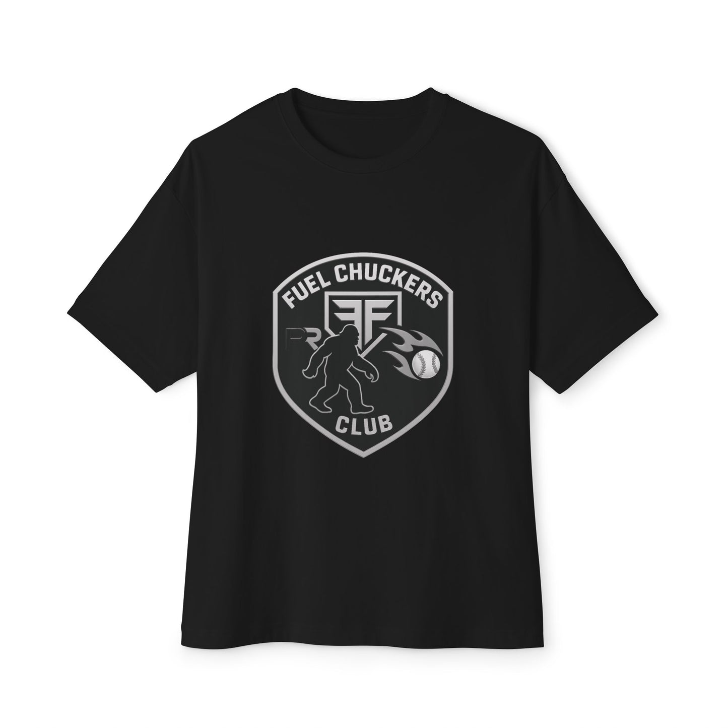 Fuel Chuckers Club Unisex Oversized Tee, Casual Style, Streetwear, Graphic Tee, Gift for Sports Enthusiasts, Everyday Wear