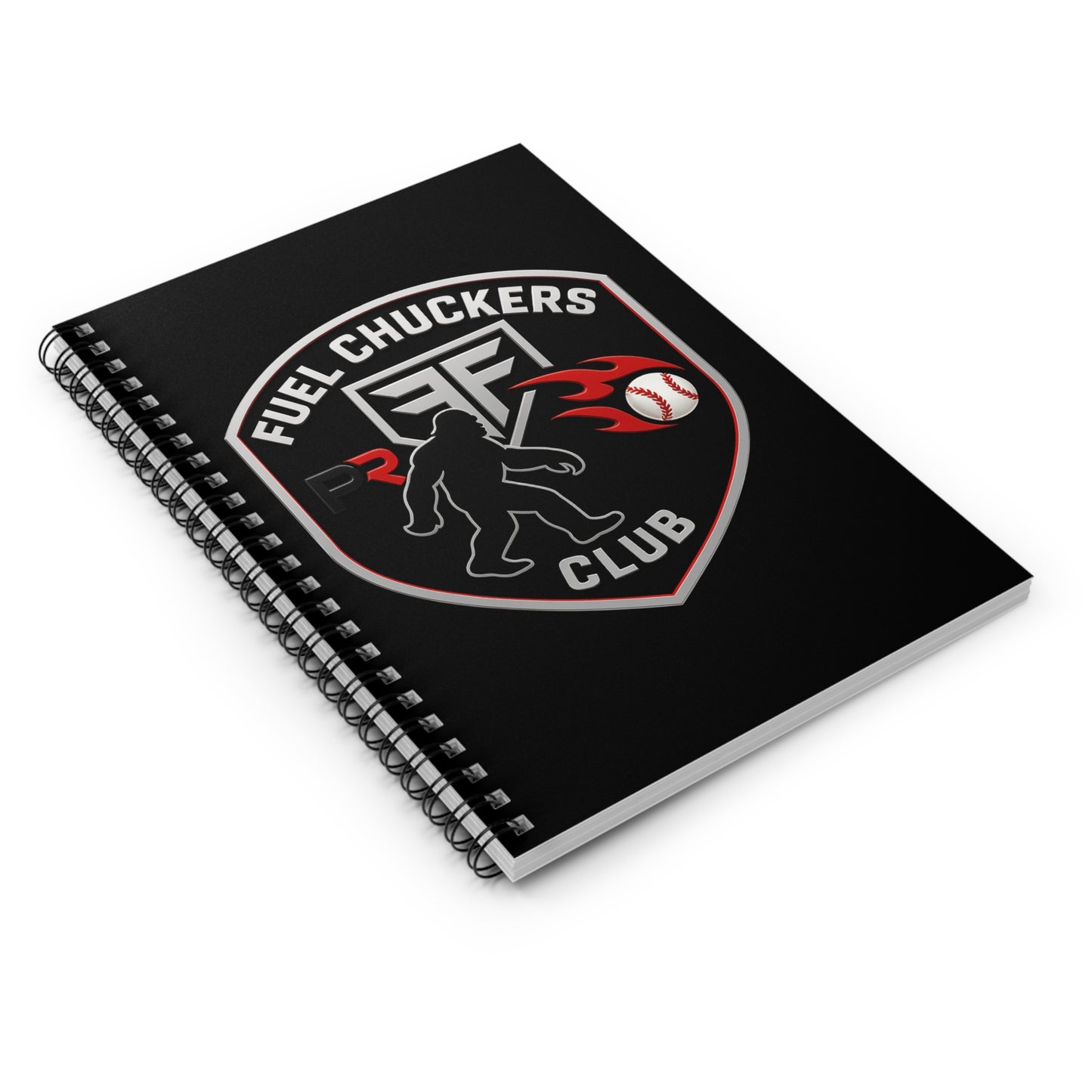 Fuel Chuckers Club Notebook - Perfect for Baseball Fans, Students, Journaling, Gifts, and Organization