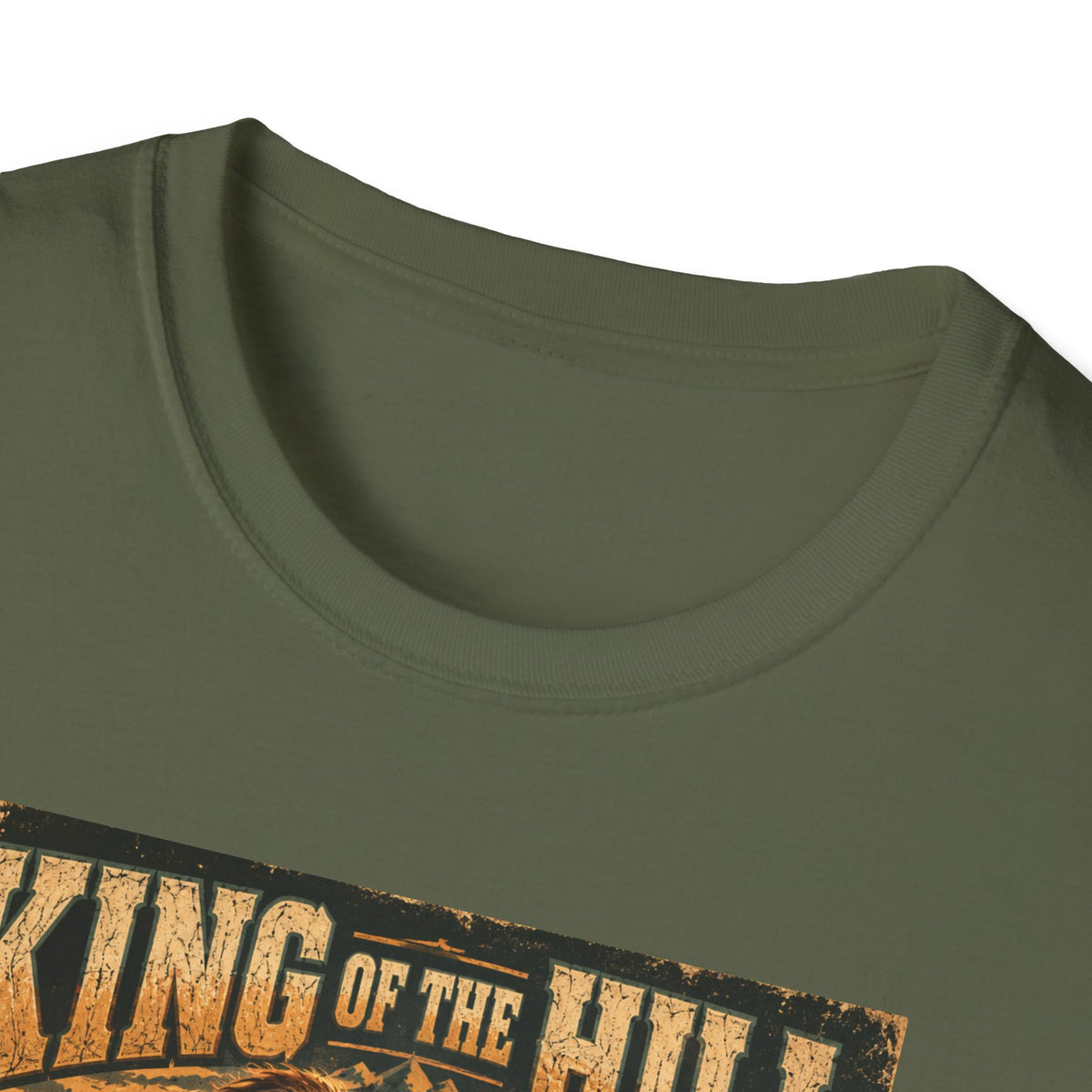King of the Hill Bigfoot T-Shirt – Vintage Sasquatch Forest Graphic Tee