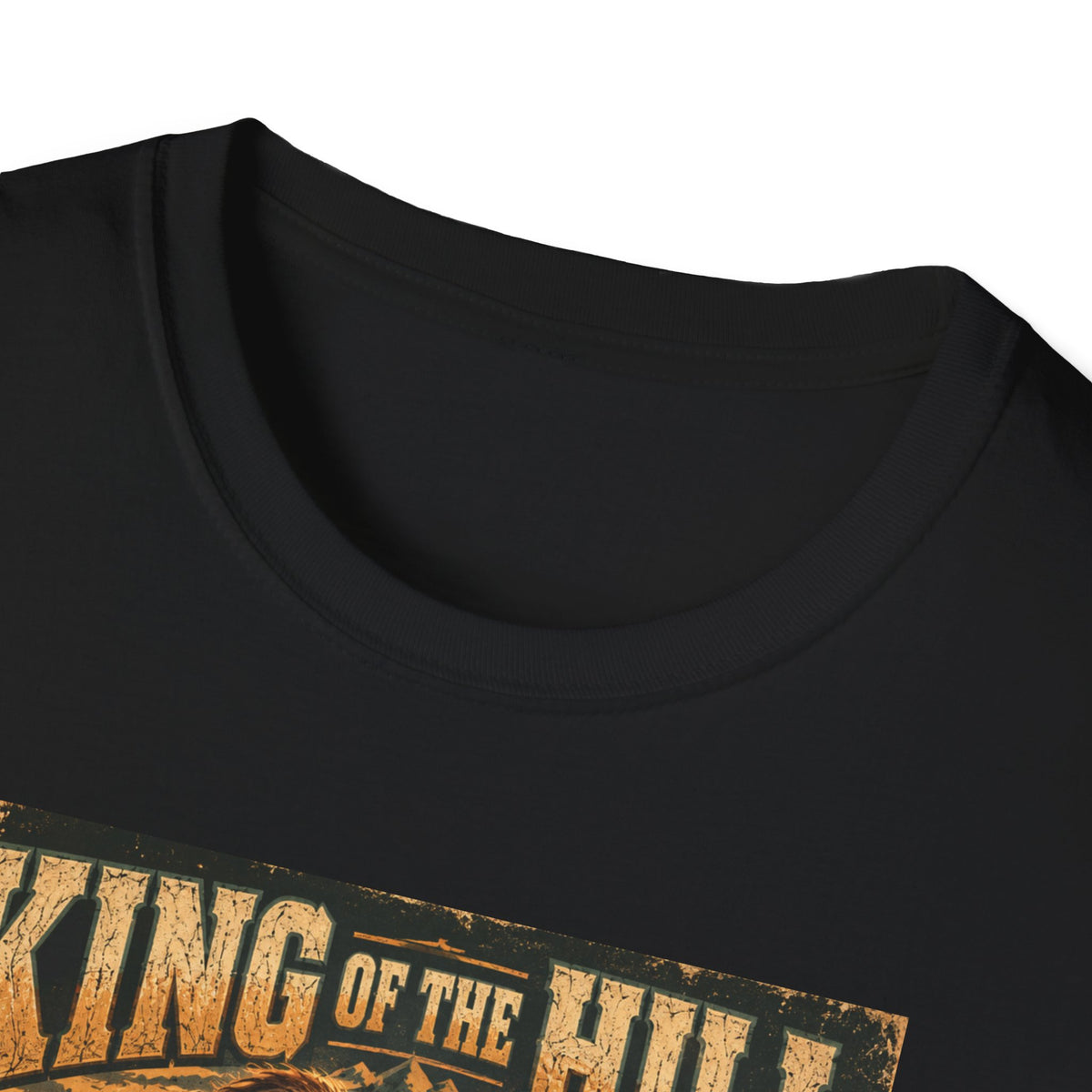 King of the Hill Bigfoot T-Shirt – Vintage Sasquatch Forest Graphic Tee