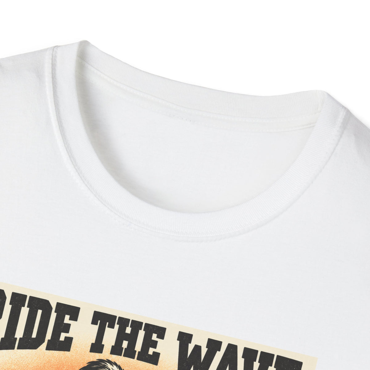 Ride The Wave Bigfoot T-Shirt — Vintage Surf Sasquatch Graphic Tee