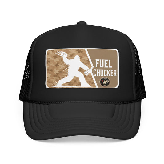 Fuel Chucker Foam Trucker Hat — Tactical Outdoor Cap for Fuel-Throwing Enthusiasts