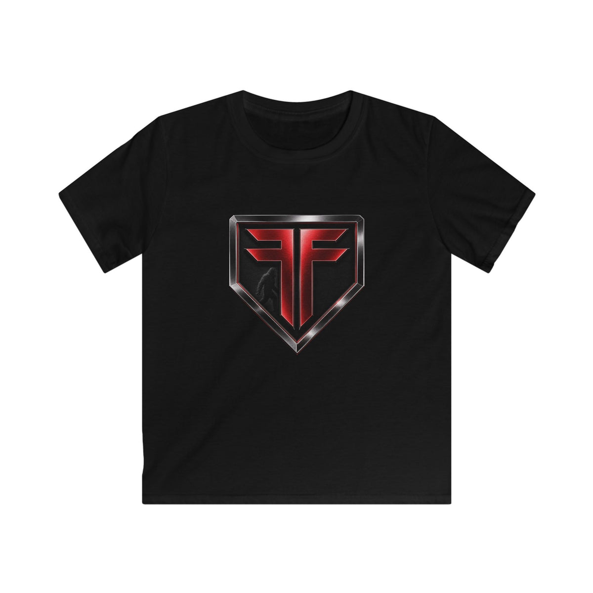 Kids Tee — 'Fuel Factory' Neon Logo Shirt (Front & Back)