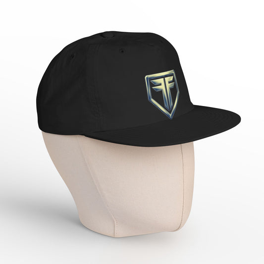 Surf Cap — Retro Shield Logo Snapback Hat