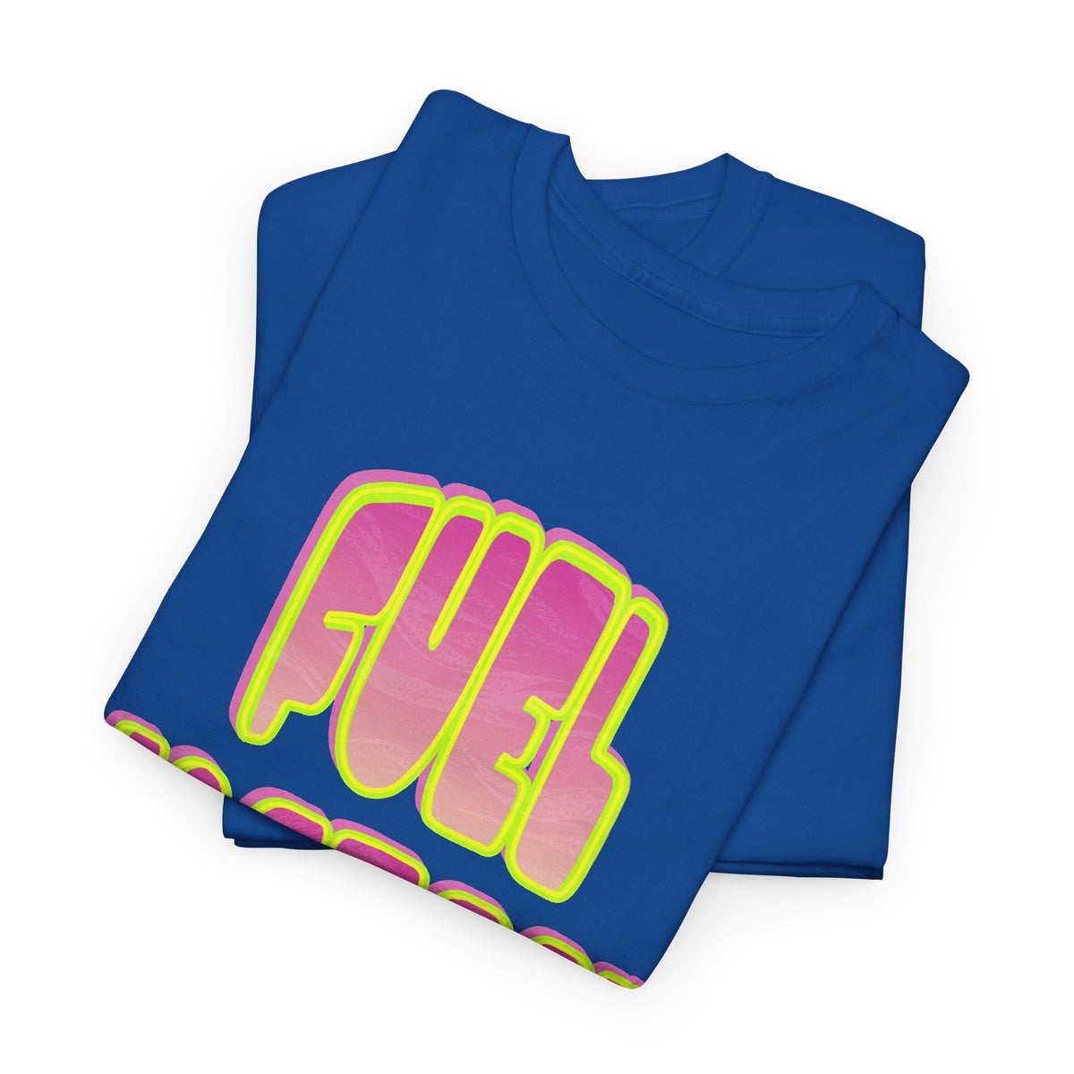 T-Shirt — Retro 'Fuel Factory' Neon Graphic Tee
