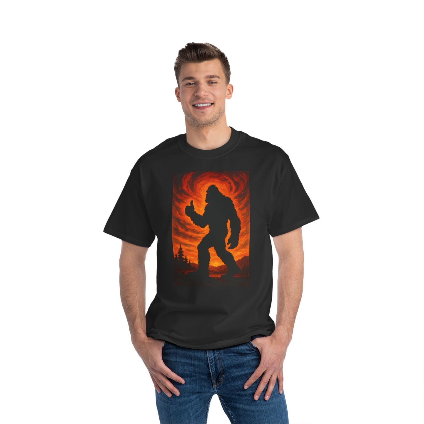 Bigfoot Adventure T-Shirt - Explore the Outdoors, Gift for Nature Lovers, Cool Design, Perfect for Camping, Hiking, and Everyday Wear