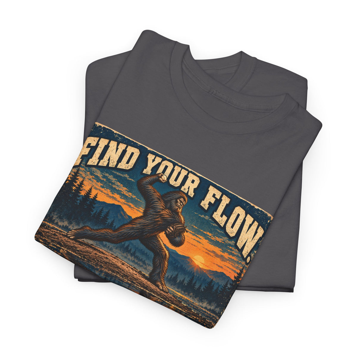 Find Your Flow 'Unleash the Beast' T-Shirt — Bigfoot Vintage Outdoor Tee