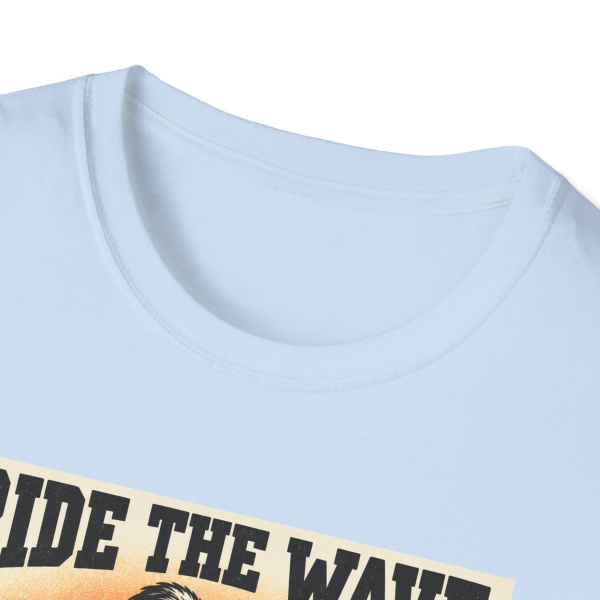 Ride The Wave Bigfoot T-Shirt — Vintage Surf Sasquatch Graphic Tee
