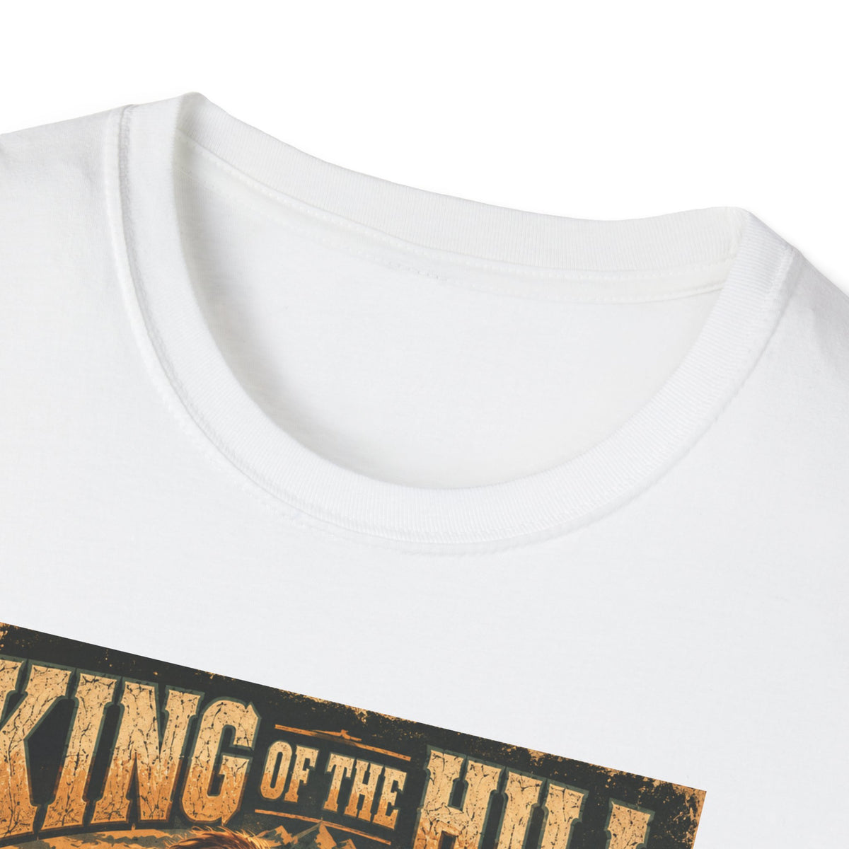 King of the Hill Bigfoot T-Shirt – Vintage Sasquatch Forest Graphic Tee