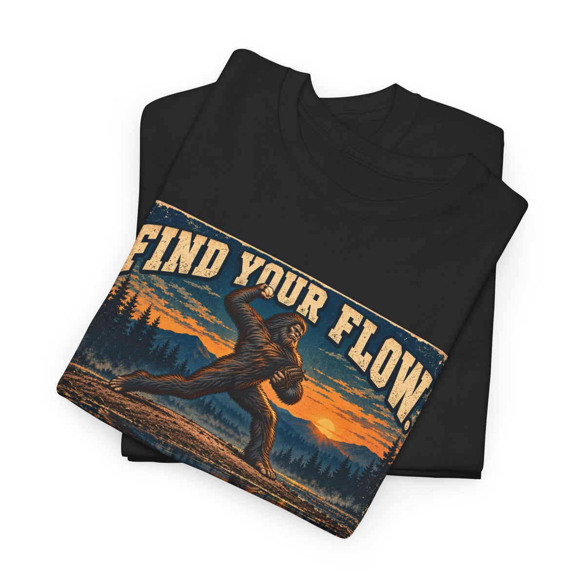 Find Your Flow 'Unleash the Beast' T-Shirt — Bigfoot Vintage Outdoor Tee