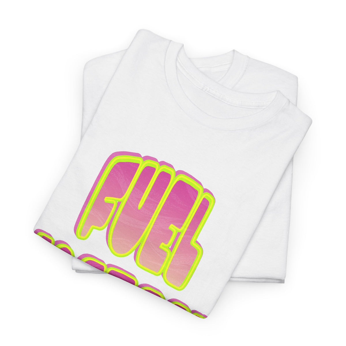 T-Shirt — Retro 'Fuel Factory' Neon Graphic Tee