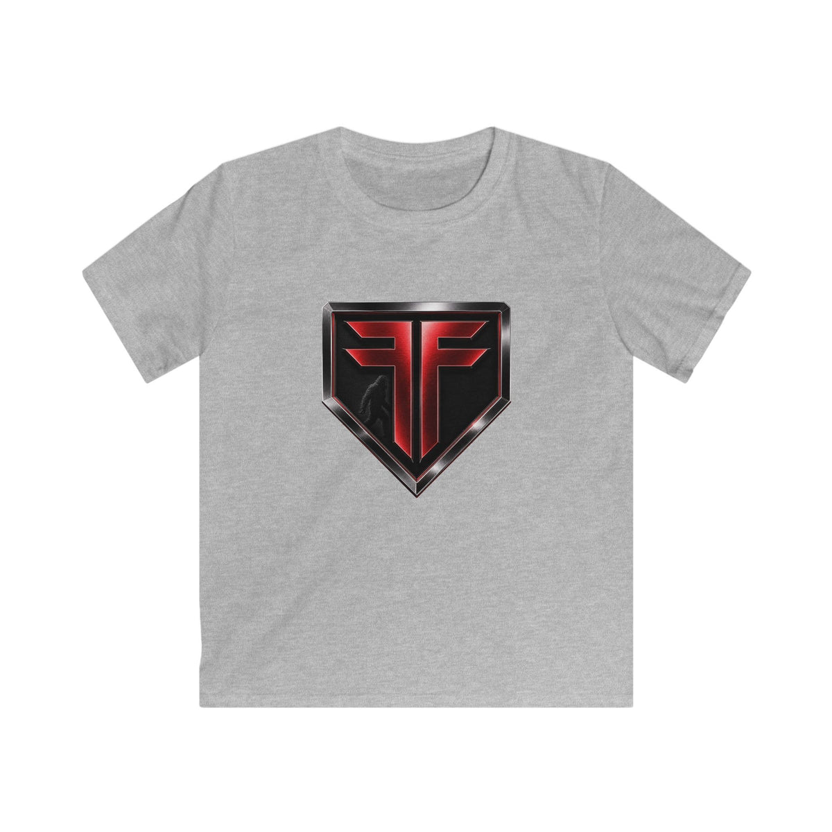 Kids Tee — 'Fuel Factory' Neon Logo Shirt (Front & Back)
