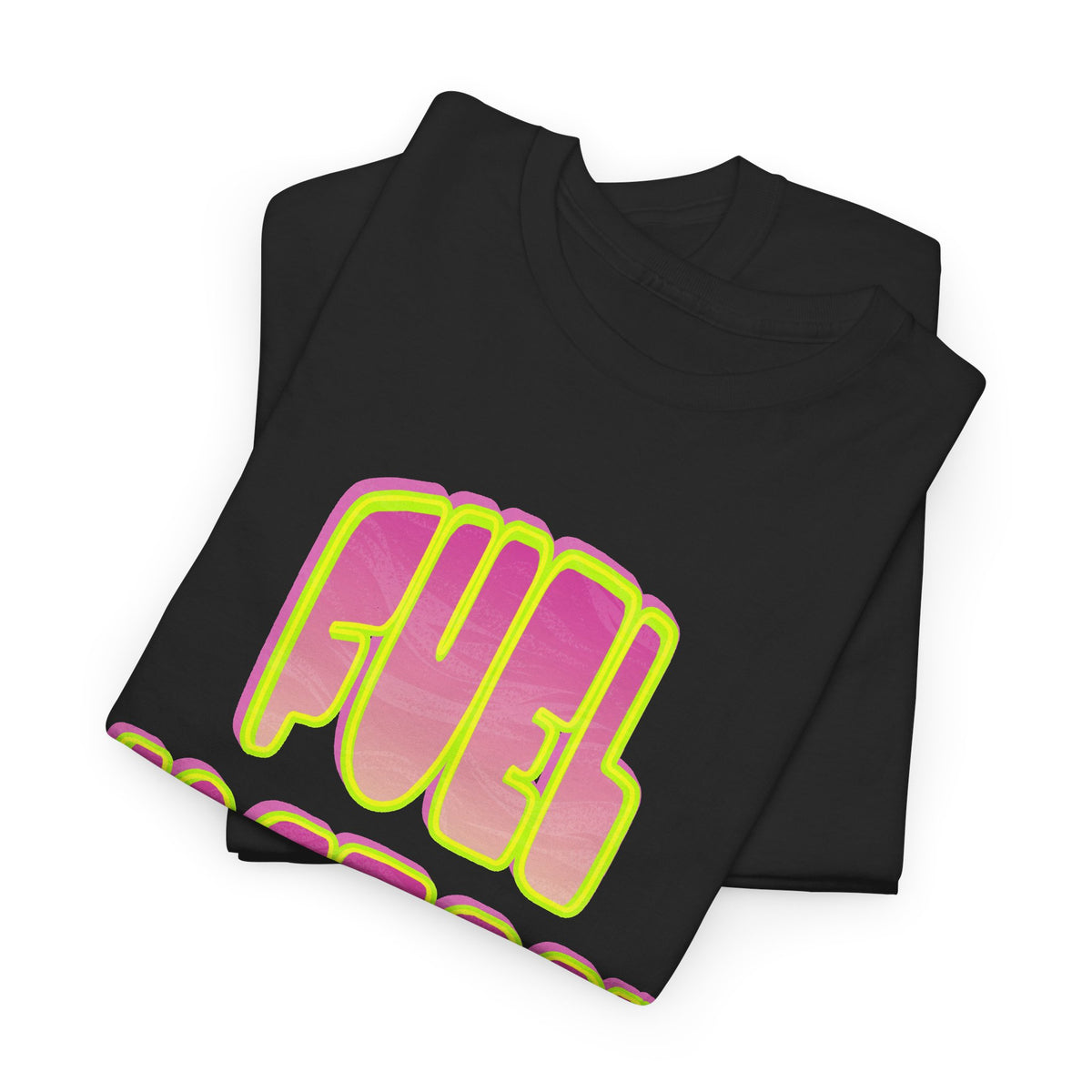 T-Shirt — Retro 'Fuel Factory' Neon Graphic Tee
