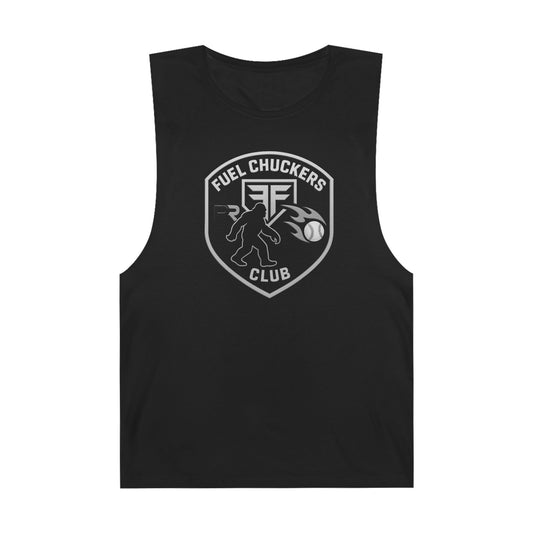 Fuel Chuckers Club Unisex Tank Top, Athletic Tank for Sports Lovers, Casual Summer Wear, Workout Gear, Gift for Gym Enthusiasts