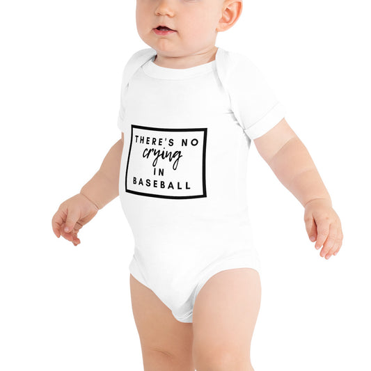 There's No Crying in Baseball Onesie